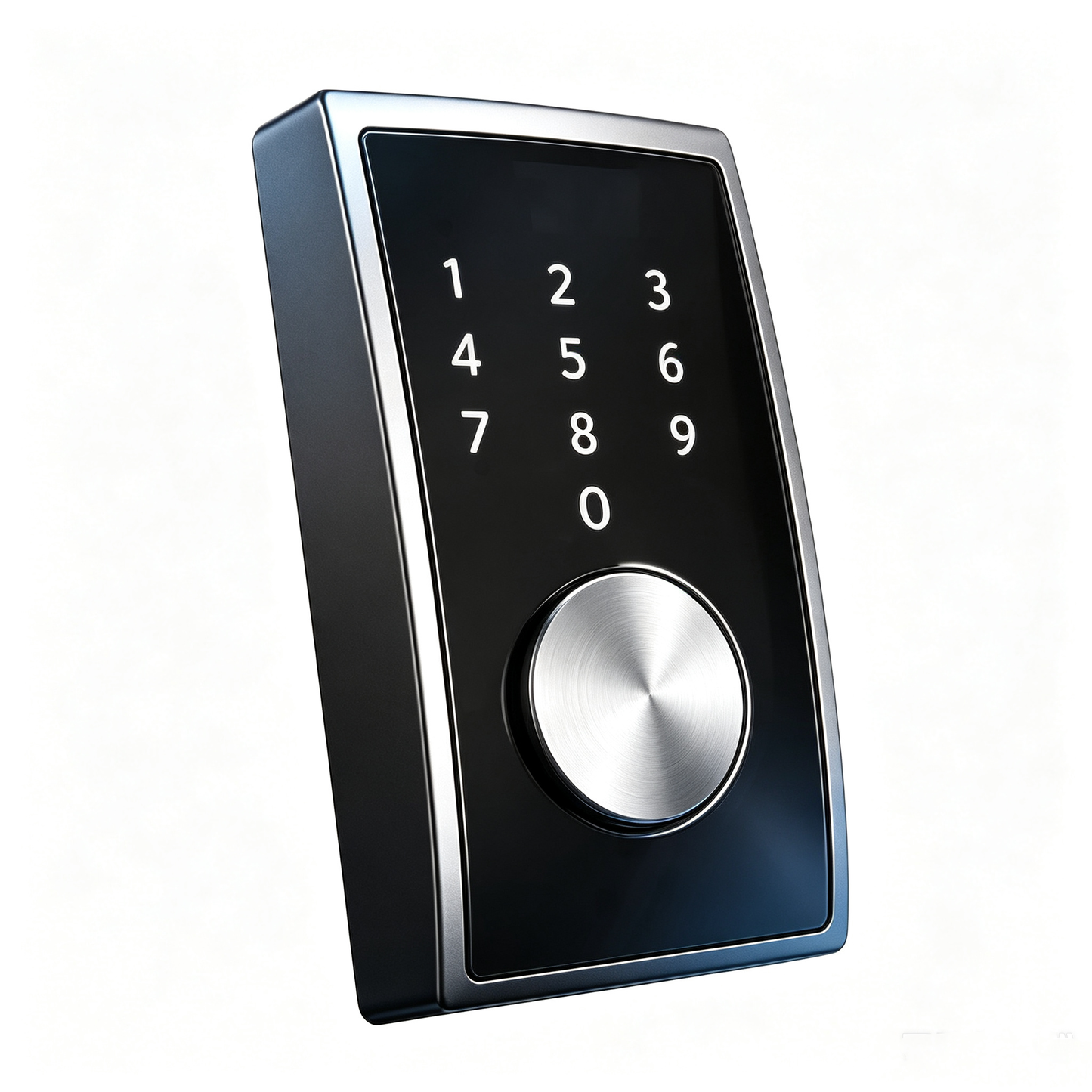 Matte Black Electronic Keypad Smart Entry Door Lock Set