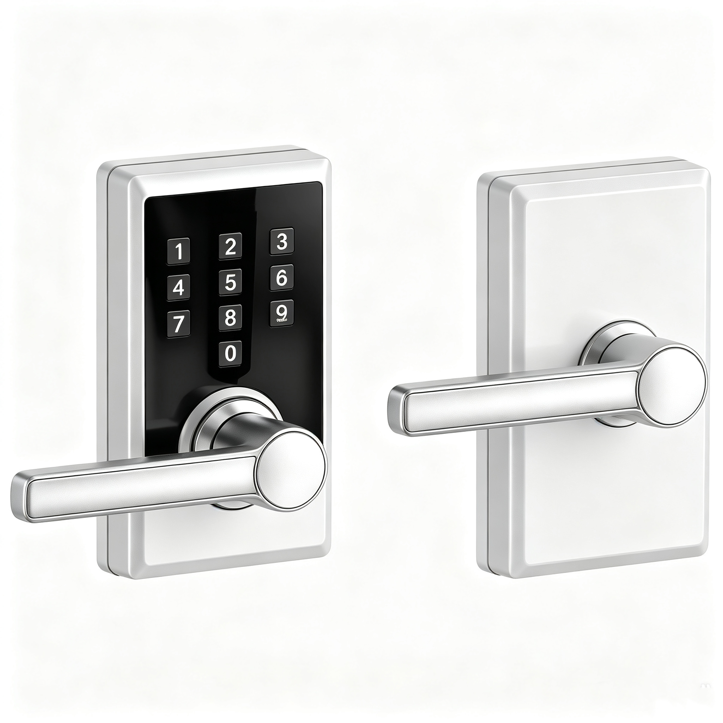 Electronic Keypad Smart Entry Door Lever Lock Set