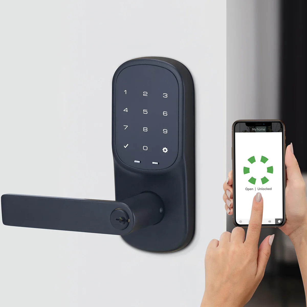 Wi-Fi Connected App Control Smart Keypad Entry Lock