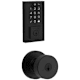 Touchscreen Electronic Deadbolt & Round Entry Knob Smart Lock Combo