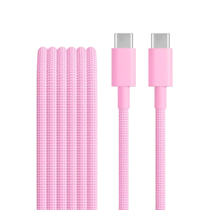 5ft Braided 60W USB-C to USB-C Fast Charging Cable