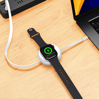 2-in-1 Retractable Cable with Watch Wireless Charger