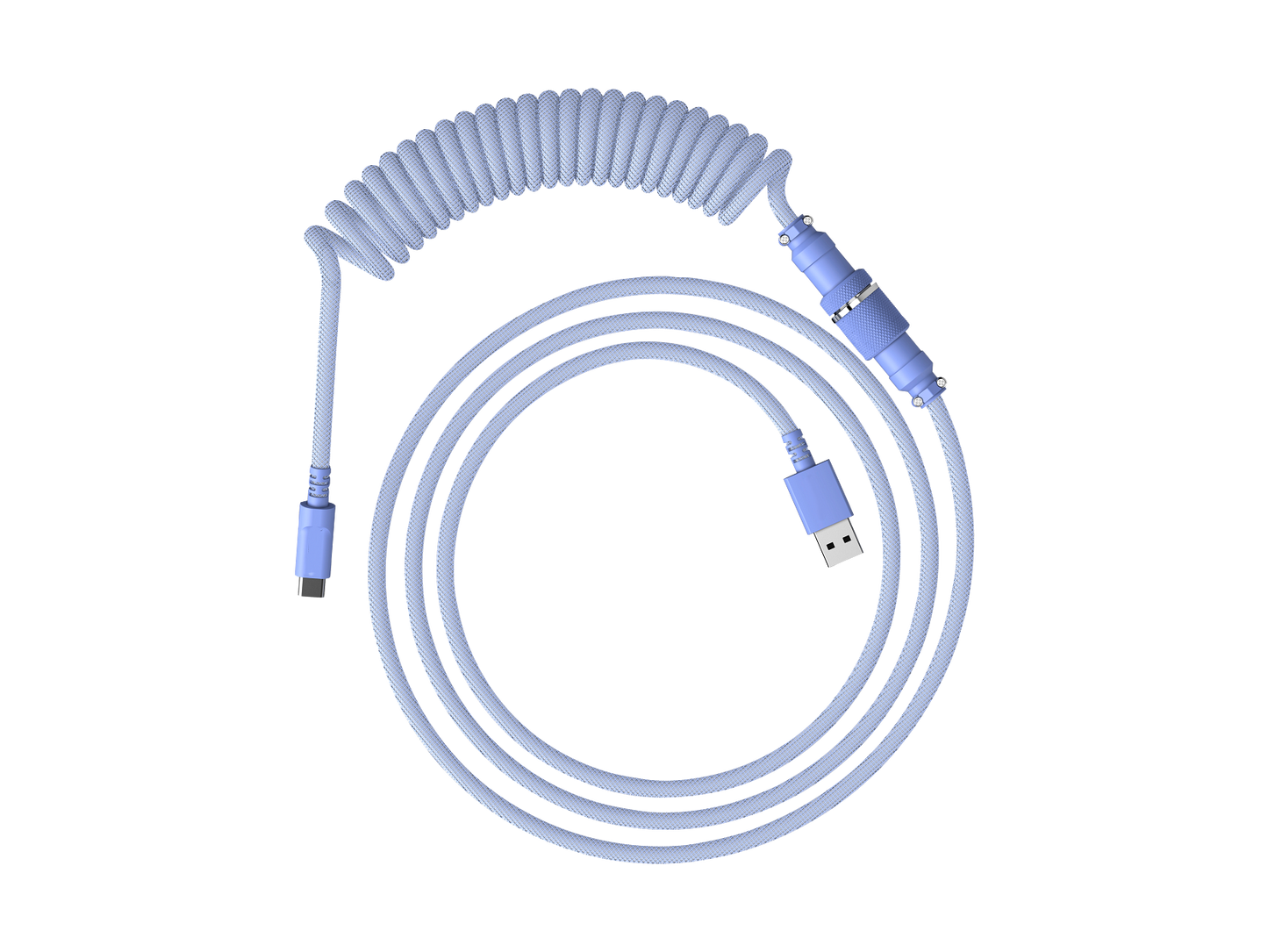 Coiled Aviator 5-Pin USB-A to USB-C Keyboard Cable