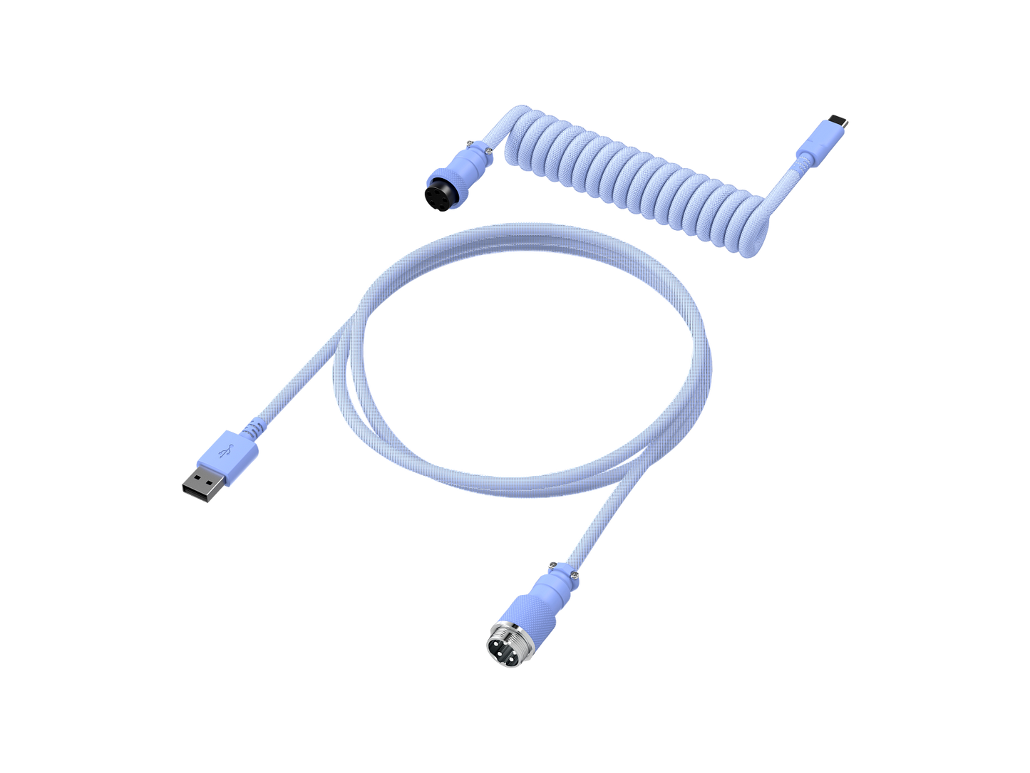 Coiled Aviator 5-Pin USB-A to USB-C Keyboard Cable