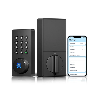 Built-in Wi-Fi Fingerprint Keypad Smart Deadbolt Lock