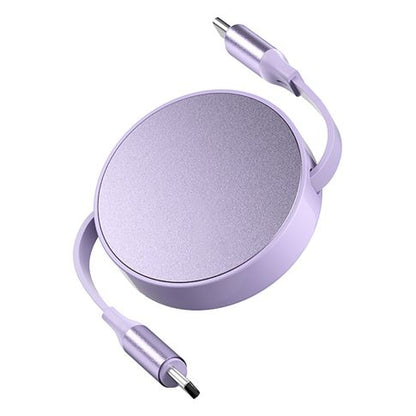 240W Dual USB-C Retractable Fast Charging Data Cable