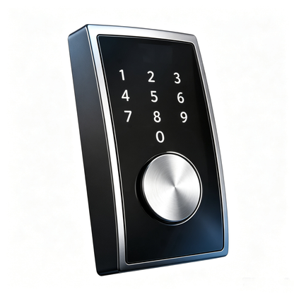 Matte Black Electronic Keypad Smart Entry Door Lock Set