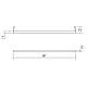 Moisture Resistant Long Linear Integrated LED Mirror Side Light
